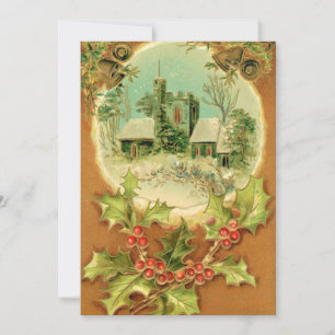 Les cloches de Noël sonnent sur la carte de l'égli