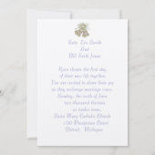 Les cloches des Mariages Faire-part de mariage von (Dos)