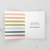 Les cloches sur Bobtails Carte de voeux (Intérieur)