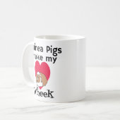 Les cobayes font ma tasse de Wheek de coeur (Devant gauche)