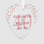 Les Coeurs de rubis du 40e anniversaire (devant)