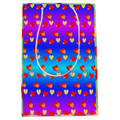 Les Coeurs Poussent. Sac cadeau couleur BG (Devant)