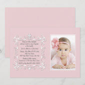 Les coins des amoureux Photo Invitation religieuse (Devant / Derrière)