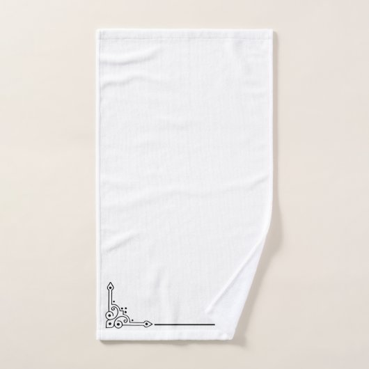 Les coins élégants (Serviette à main)