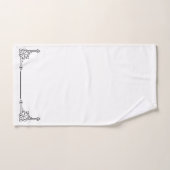 Les coins élégants (Serviette à main)