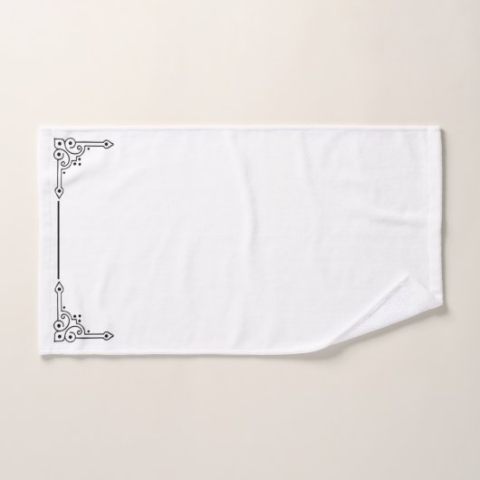 Les coins élégants (Serviette à main)