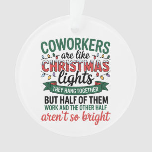 Les collègues sont comme les lumières de Noël Bure