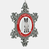 Les colleys de frontière sont ornement d'anges (Gauche)