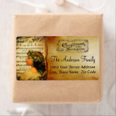 Les Compliments Du Étiquette de adresse De Saison (En situation)