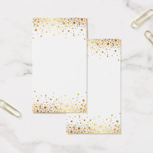 Les confettis de feuille d'or de Faux pointillent