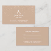 Les confettis neutres pointillent le rendez-vous (Devant / Derrière)