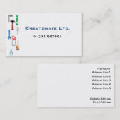 Les constructeurs "usine" le carte de visite (Devant / Derrière)