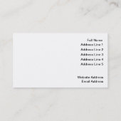 Les constructeurs "usine" le carte de visite (Dos)