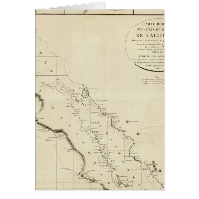 Les côtes de Californie (Devant)