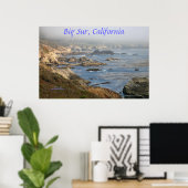 Les côtes de Californie - Big Sur - Poster (Bureau à domicile)