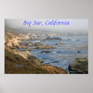 Les côtes de Californie - Big Sur - Poster