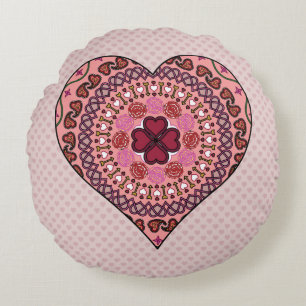 Les couches du Coussin rond du coeur