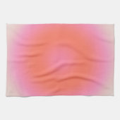 Les Couleurs 04 Neutraal roze en Oranje gradiënt Theedoek (Horizontaal)