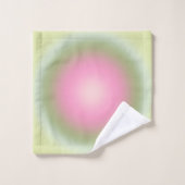 Les Couleurs 07 Gradient roze en groene aura Bad Handdoek (Wasdoekje)