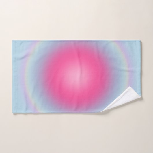 Les Couleurs 08 Aura Rose Et Bleu Gradient (Serviette à main)