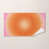 Les Couleurs 11 Dégradé Rose Et Orange (Serviette à main)