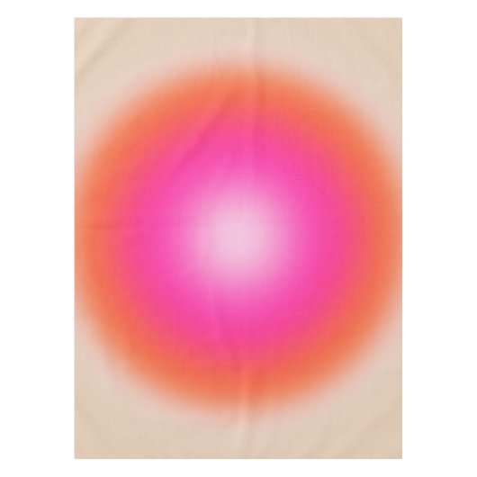 Les Couleurs 12 Sinaasappel en roze gradiënt Tafelkleed (Voorkant)