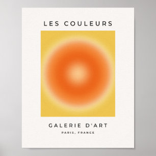 Les Couleurs 13 Sunshine Gradient Poster