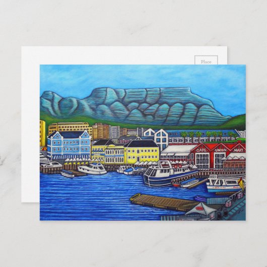 Les couleurs de la carte postale du Cap (Devant / Derrière)