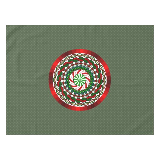 Les couleurs de la nappe de Noël (Devant (Horizontal))