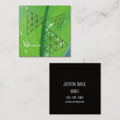 Les couleurs de la Terre des Cartes de visite Carr (Devant / Derrière)