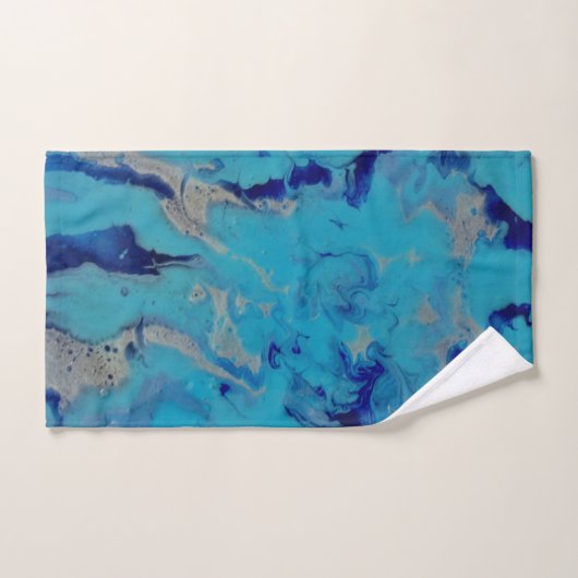Les couleurs de l'océan (Serviette à main)