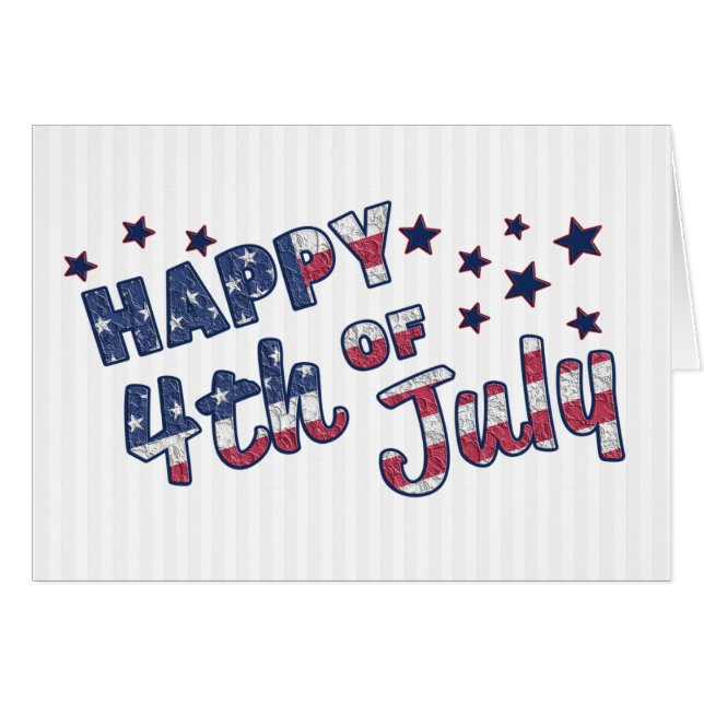 Les couleurs du drapeau américain et des étoiles (Devant horizontal)