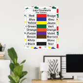 Les Couleurs Poster (Thuiskantoor)