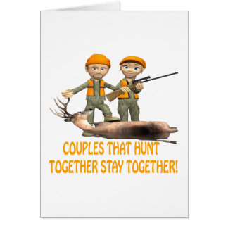 Les couples qui chassent ensemble restent ensemble