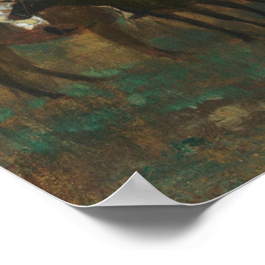 Les courses - Edgar Degas Poster d'Art (Coin)