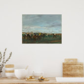 Les courses - Edgar Degas Poster d'Art (Cuisine)