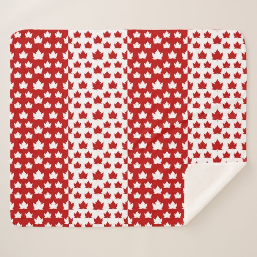 Les couvertures canadiennes Sherpa Canada Jetons l (Devant (Horizontal))