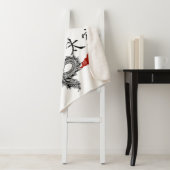 Les couvertures Sherpa, avec design dragon japonai (En situation)