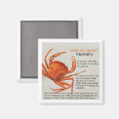 Les crabes dans un aimant de mentalité de seau (Recto/Verso)