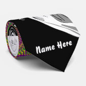 Les cravates sauvages et folles de mardi gras (Roulé)