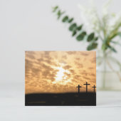 Les croix sur une invitation personnalisable (Debout devant)