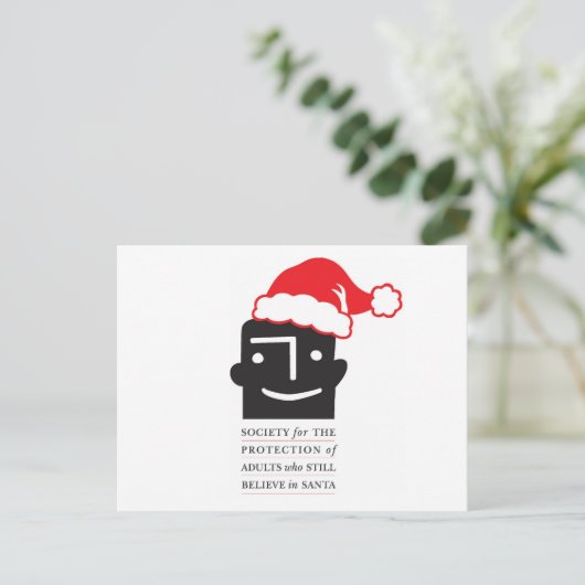 Les croyants de Père Noël de ~ de cartes postales (Debout devant)