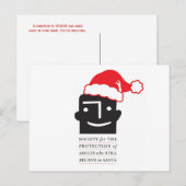 Les croyants de Père Noël de ~ de cartes postales (Devant / Derrière)