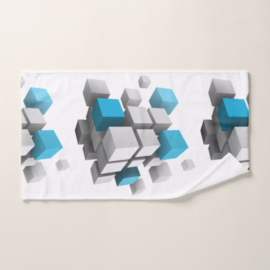 Les cubes 3D de SlipperyJoe sont un arrangement ca (Serviette à main)