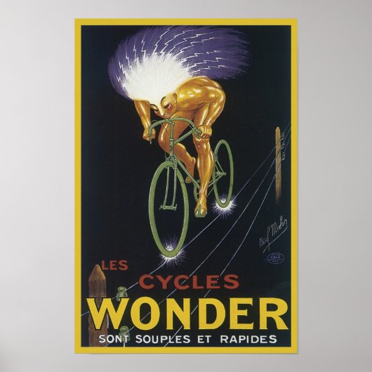 Les Cycles Wonder Poster (Voorkant)