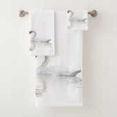 Les cygnes blancs amoureux du nom de famille (En situation)