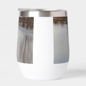 Les cygnes décollent en vol Paruline à vin sans ta (Droite)