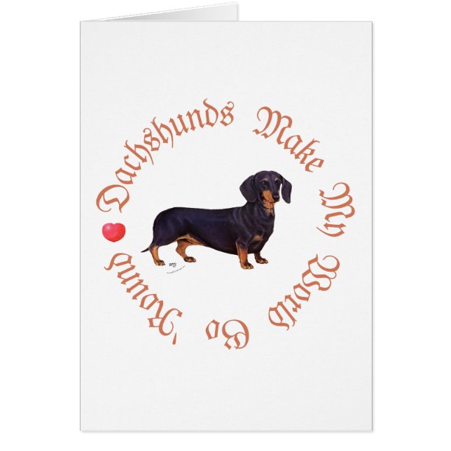 Les Dachshunds Font Mon Monde (Devant)