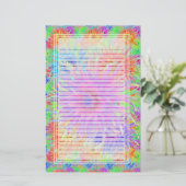 Les dahlias peints ont rayé la papeterie (Debout devant)