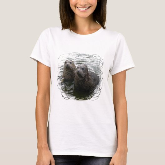 Les dames de bébés phoques ont adapté le T-shirt (Devant)